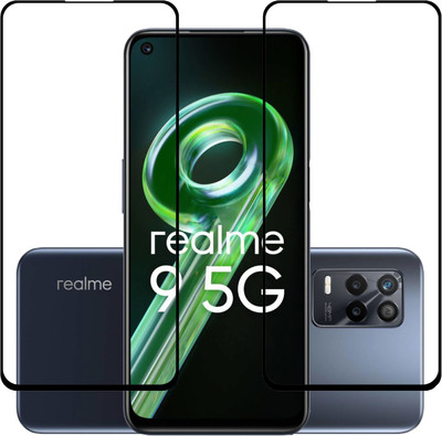 MobileBukket Edge To Edge Tempered Glass for Realme 9 5G(Pack of 2)