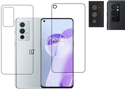 UNIKWORLD Front and Back Screen Guard for ONEPLUS 9RT 5G(Pack of 3)