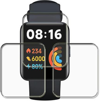 tombik Impossible Screen Guard for ICC-Redmi watch 2 lite gps LENS PACK-3(Pack of 3)