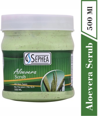 SEPHEA Aloevera Scrub For Face And Body 500 ml Scrub(500 ml)