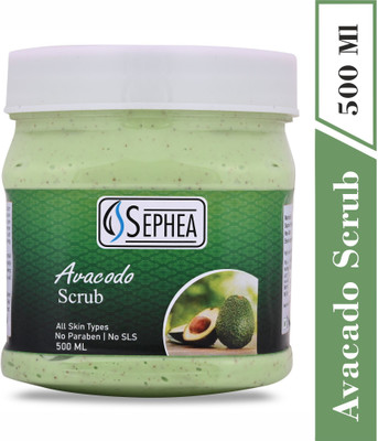 SEPHEA Avacado Scrub For Face And Body 500 ml Scrub(500 ml)