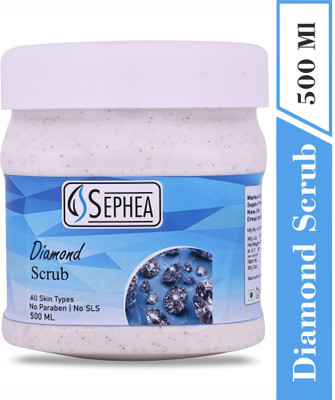 SEPHEA Diamond Scrub For Face And Body 500 ml Scrub(500 ml)