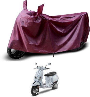 PAGORA Waterproof Two Wheeler Cover for Piaggio(Vespa SXL, Maroon)