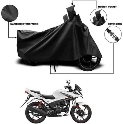 KEDIT Two Wheeler Cover for Hero(Ignitor, Black)
