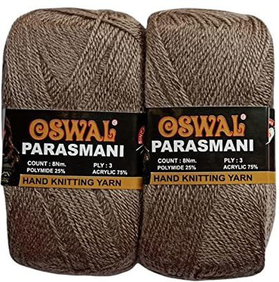 JEFFY Oswal parasmani Wool Hand Knitting Soft Fingering 700 Gram Shade no-3