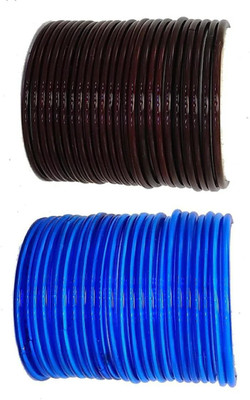 MADHAV ENTERPRISES Glass Bangle Set(Pack of 48)