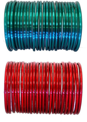 MADHAV ENTERPRISES Glass Bangle Set(Pack of 48)