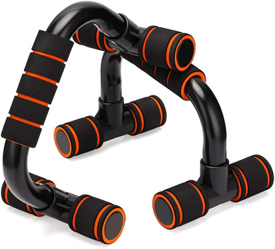 Shopeleven Push-Up Bar Foam Grip and Non-Slip Sturdy Chest & Arm Workout Push-up Bar(Orange)