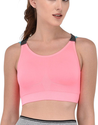 GOLDEN GIRL by Golden Girl Women Sports Lightly Padded Bra(Pink)