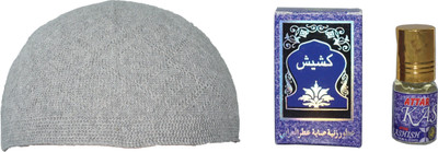 GoodFeel Self Design Prayer Cap Cap(Pack of 2)