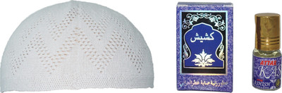 GoodFeel Self Design Prayer Cap Cap(Pack of 2)