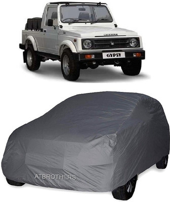ATBROTHERS Car Cover For Maruti Gypsy (Without Mirror Pockets)(Grey)