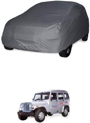 ATBROTHERS Car Cover For Mahindra Marshal (Without Mirror Pockets)(Grey)