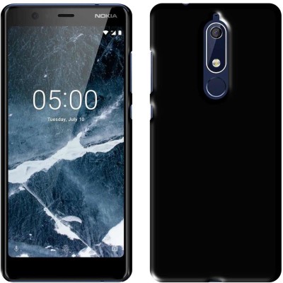 CASE CREATION Back Cover for Nokia 5.1 (5.50-inch) 2018(Black, Shock Proof, Pack of: 1)