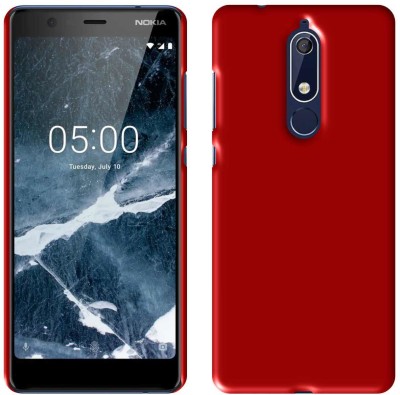 CASE CREATION Back Cover for Nokia 5.1(Red, Dual Protection, Pack of: 1)