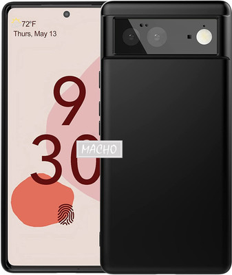 MACHO - YOUR TRUST IS OUR MOTTO Back Cover for Google Pixel 6 Case, Black Rubber Case for Pixel 6 (TPU | Matte Black)(Black, Shock Proof)