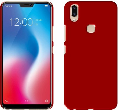 CASE CREATION Back Cover for Vivo V9 Pro 6.3-inch 2018(Red, Shock Proof, Pack of: 1)