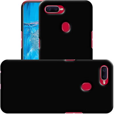 CASE CREATION Back Cover for Oppo F9(Black, Dual Protection, Pack of: 1)