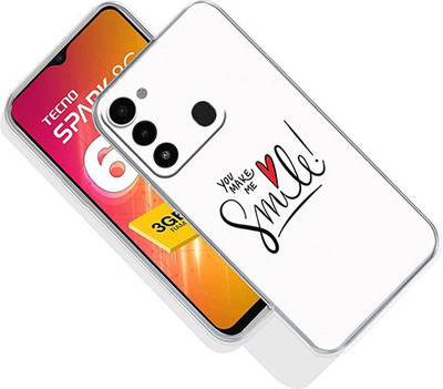 omnmo Back Cover for Tecno Spark 8C(Multicolor, Dual Protection, Silicon, Pack of: 1)