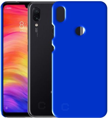 Case Designer Back Cover for Xiaomi Redmi Note 7 Pro Case Matte Rubberised Finish Hard Back Cover 360 Protection(Blue, Dual Protection, Pack of: 1)