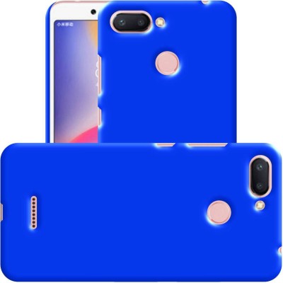 CASE CREATION Back Cover for Mi Redmi 6A(Blue, Dual Protection, Pack of: 1)