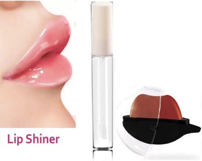 tanvi27 GLOSSY SHINE WATER PROOF LIP GLOSS & MATTE FINISH LIP SHAPE LIPSTICK(2 Items in the set)
