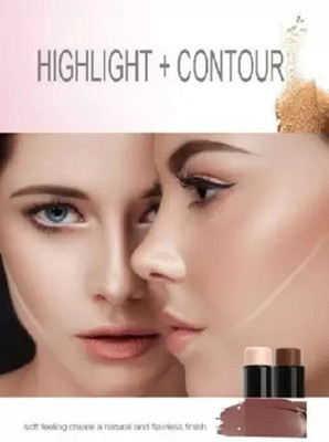 FELICECHIARA Stick 2in1 Conceal Contour + Highlighter  Concealer(MULTICOLOR, 6.5 g)