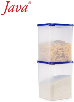 JAVA Plastic Grocery Container  - 5.5 L(Pack of 2, Blue)