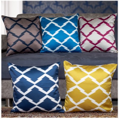 Vendola Printed Cushions Cover(Pack of 5, 60.96 cm*60.96 cm, Multicolor)