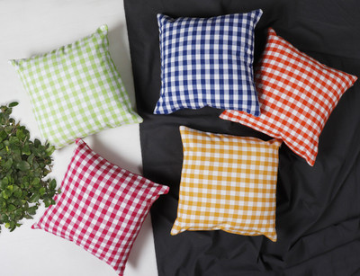 AIRWILL Cotton Cushions & Pillows Cover(40 cm*40 cm, Pack of 5, Multicolor)