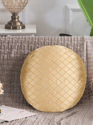 Mezposh Satin Cushions Cover(35 cm*35 cm, Cream)