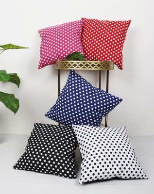 AIRWILL Cotton Cushions & Pillows Cover(Pack of 5, 40 cm*40 cm, Multicolor)