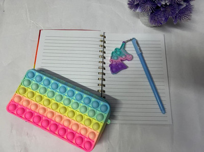 FATFISH Kids A5 Diary Double 80 Pages(Multicolor, Pack of 3)