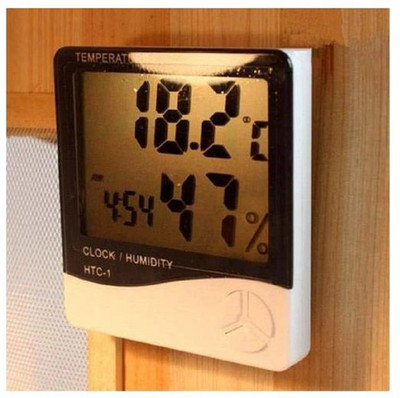 RHONNIUM Digital White Clock