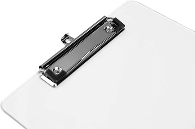 Kebica Transparent Exam Pad Best for Students in All Exams 9X13 Inc(Set of 1, White)