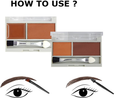 YAWI BEST COLOR LONG LASTING WATER PROOF PARTY WER EYE BROW POWDER 7.2 g(MULTI COLO)