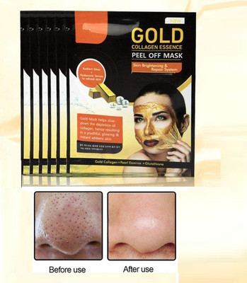 ADJD Gold peel off mask for lightens skin tones produce naturally glowing Face(162 ml)