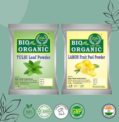 sign gold Tulsi Leaf Powder & Lenom Fruits Powder 200g(200 g)