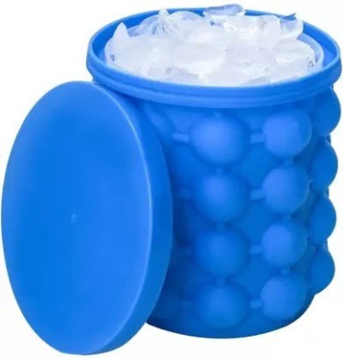 PANTAGRAM 1 L Silicone ICE BOX ICE BUCKET ( BLUE ) Ice Bucket(Blue)