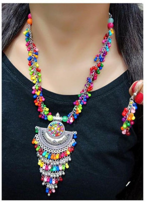 sunhari jewels Alloy Silver Silver Jewellery Set(Pack of 1)