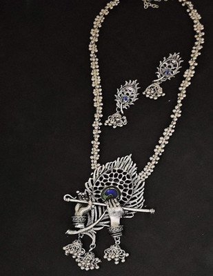 sunhari jewels Alloy Silver Silver Jewellery Set(Pack of 1)