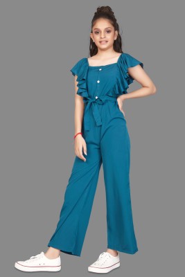 Mirrow Trade Solid Girls Jumpsuit