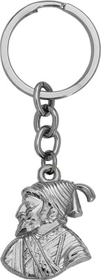 M Men Style Double Side King Of Maratha Chhatrapati Shivaji Maharaj KeyringSkey202285 Key Chain