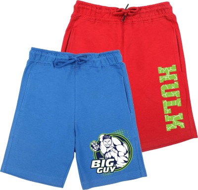 Disney By Wear Your Mind Short For Boys Casual Printed Polycotton(Multicolor, Pack of 2)