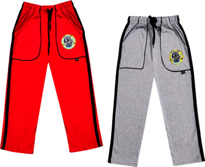 KAVYA Track Pant For Boys & Girls(Red, Pack of 2)