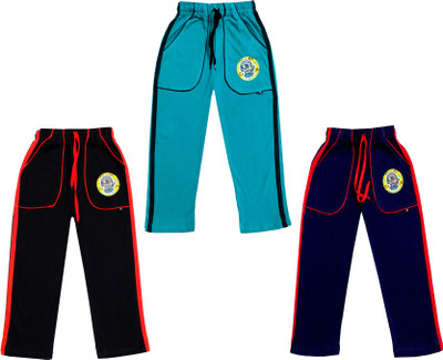KAVYA Track Pant For Boys & Girls(Black, Pack of 3)
