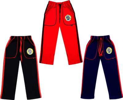 IndiWeaves Track Pant For Boys & Girls(Dark Blue, Pack of 3)