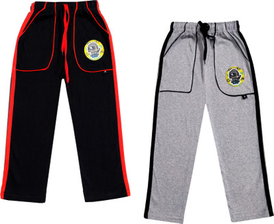 IndiWeaves Track Pant For Boys & Girls(Black, Pack of 2)