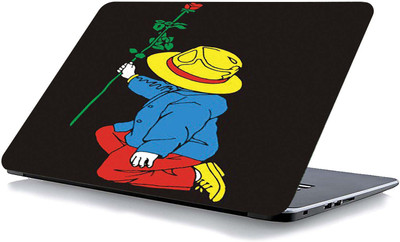 qth LINE ART LAP-0409 VINYL Reusable Laptop Skin Compatible for 15.6 inch(Theme: Spiritual)
