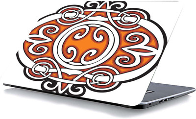 qth LINE ART LAP-0789 VINYL Reusable Laptop Skin Compatible for 15.6 inch(Theme: Spiritual)
